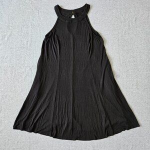 Torrid Women's Black Mini Super Soft Trapeze Dress Size 1